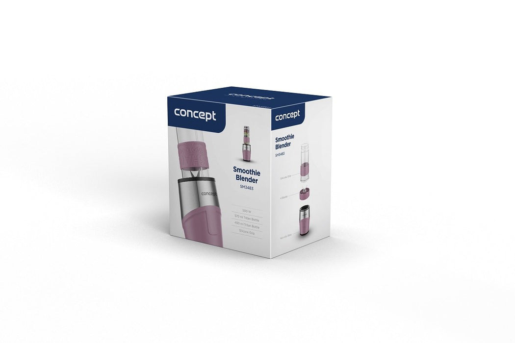 EAN 8595631015308 - Concept SM3483 licuadora 570 L Batidora de vaso 500 W Rosa, Acero inoxidable imagen 7
