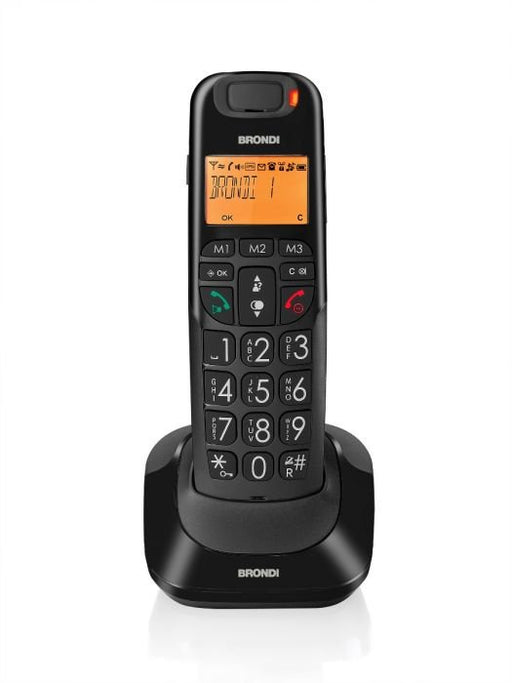 EAN 8015908760309 - Brondi Bravo Bright Teléfono DECT Identificador de llamadas Negro imagen 1