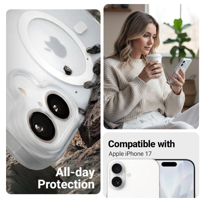 EAN 5904310706711 - Crong CRGHMMIP1763WHT funda para teléfono móvil Blanco, Translúcido imagen 3