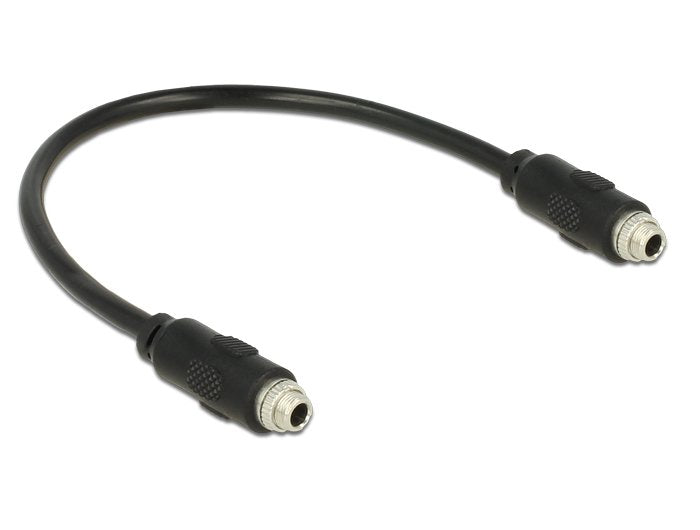 EAN 4043619851157 - DeLOCK 0.25m, 2x3.5mm cable de audio 0,25 m 3,5mm Negro imagen 1