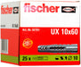 EAN 4006209627617 - Fischer 62761 tornillo de anclaje y taco 25 pieza(s) imagen 3