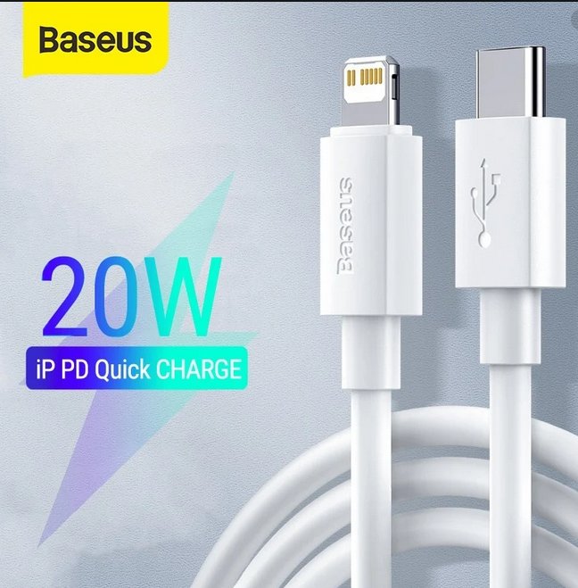 EAN 6953156230323 - Baseus TZCATLZJ-02 cable de conector Lightning 1,5 m Blanco imagen 4