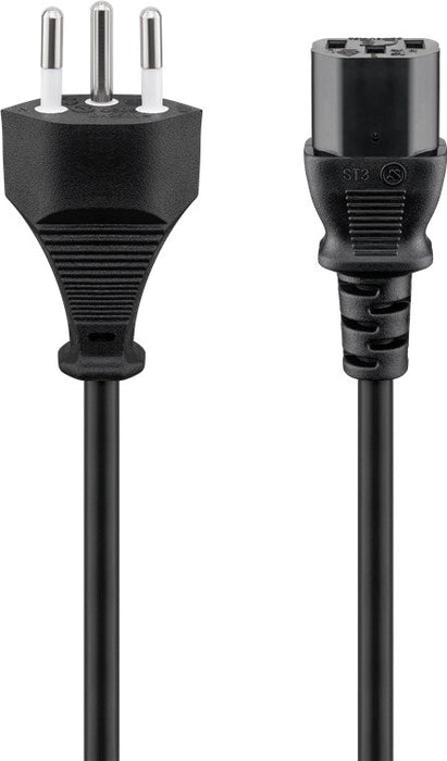 EAN 4040849936173 - Goobay 93617 cable de transmisión Negro 2 m SEV 1011 IEC C13 imagen 1