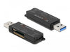 EAN 4043619917570 - DeLOCK 91757 lector de tarjeta USB 3.2 Gen 1 (3.1 Gen 1) Type-A Negro imagen 3
