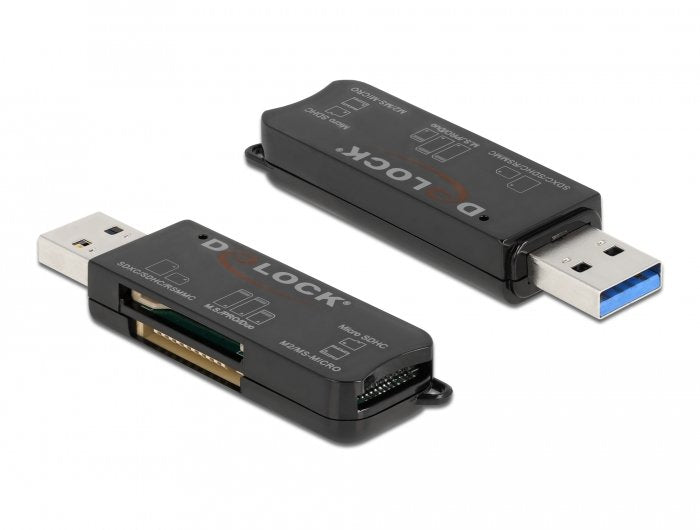 EAN 4043619917570 - DeLOCK 91757 lector de tarjeta USB 3.2 Gen 1 (3.1 Gen 1) Type-A Negro imagen 3