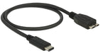 EAN 4043619836765 - DeLOCK 0.5m USB3.1 C - MicroUSB3.1 B cable USB USB 3.2 Gen 2 (3.1 Gen 2) 0,5 m USB C Micro-USB B Negro imagen 2