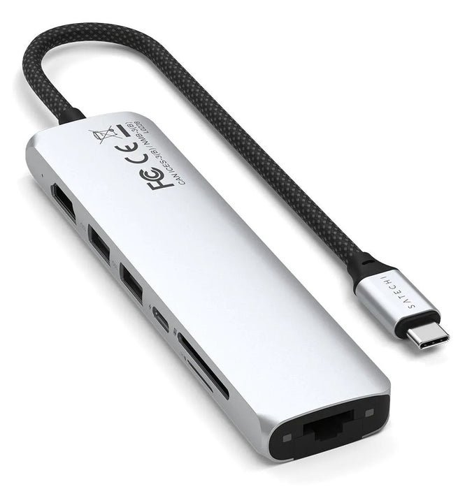 EAN 810086361502 - Satechi ST-P7SS hub de interfaz USB Tipo C 10000 Mbit/s Plata imagen 5