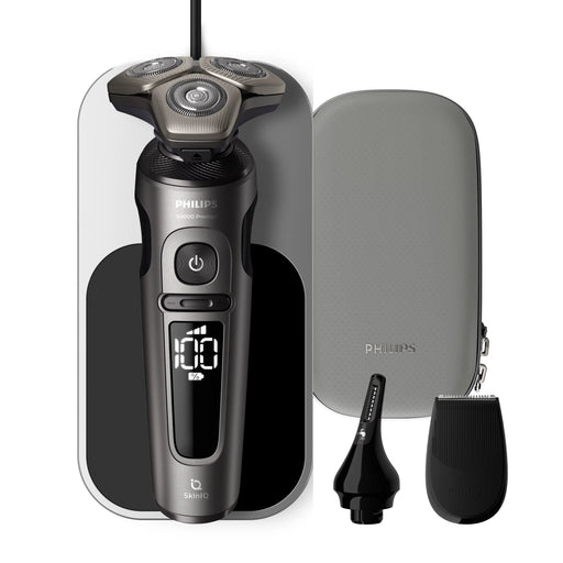 EAN 8720689004343 - Philips SP9872/15 afeitadora Máquina de afeitar de rotación Recortadora Negro, Gris imagen 2