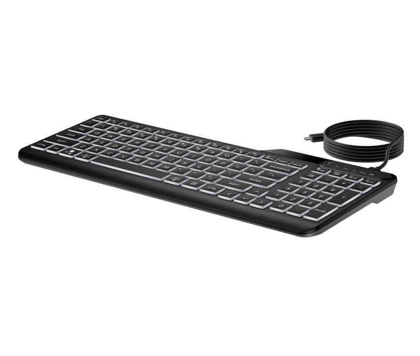 EAN 0197192768518 - HP 400 Backlit Wired Keyboard teclado Hogar USB Negro imagen 12