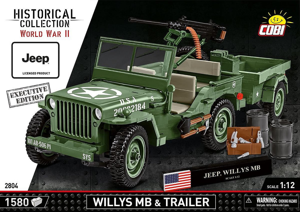 EAN 5902251028046 - COBI Willys MB & Trailer - Executive Edition imagen 5