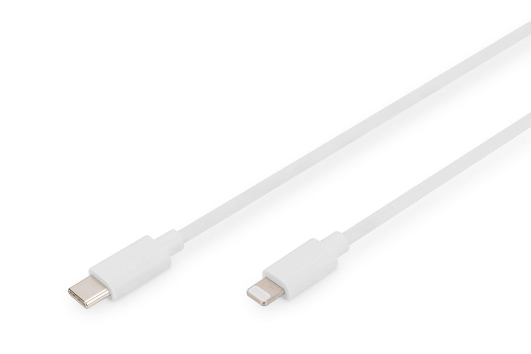EAN 4016032469957 - Digitus DB-600109-010-W cable de conector Lightning Blanco imagen 1