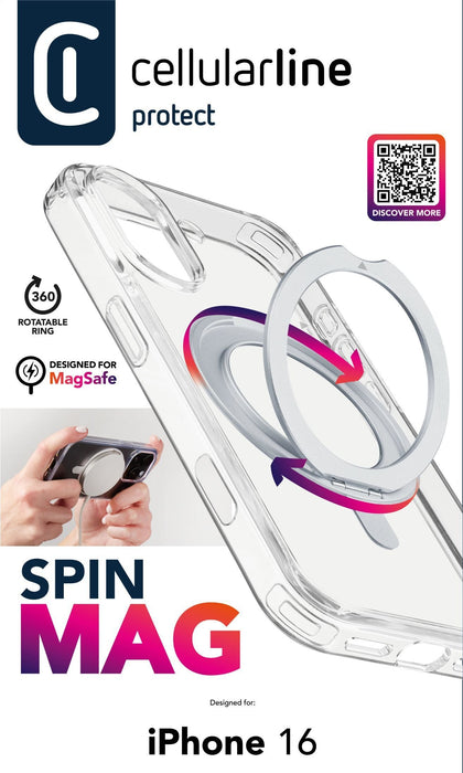 EAN 8018080483769 - Cellularline 8018080483769 funda para teléfono móvil 15,5 cm (6.1") Transparente imagen 2