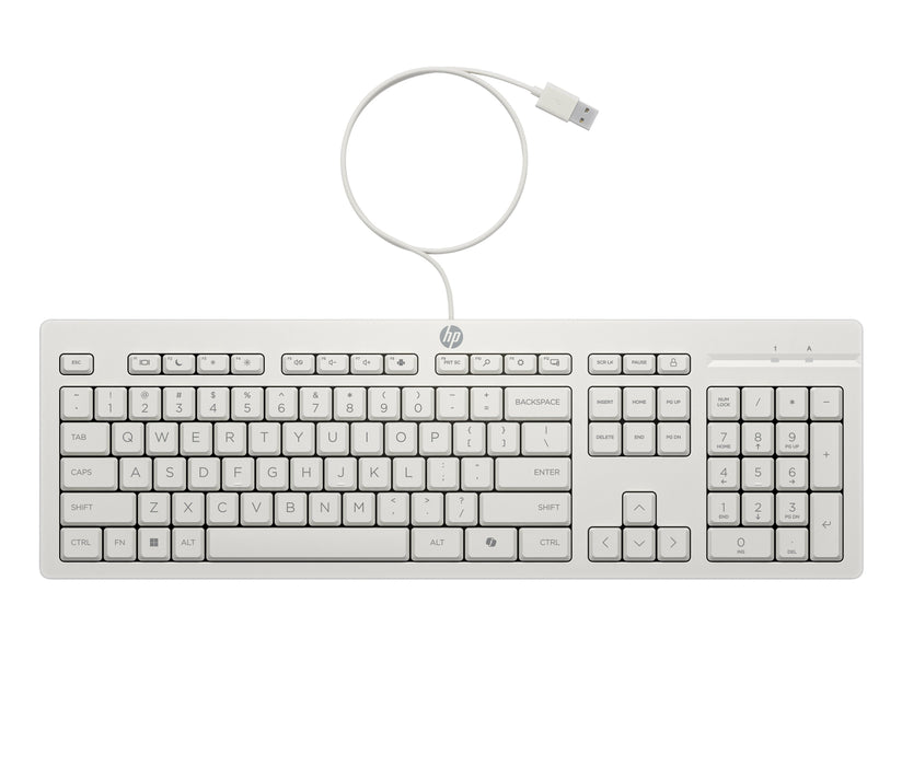 EAN 0198701753797 - HP 225 Wired Mouse and Keyboard Combo G2 Cashmere White teclado Ratón incluido Oficina USB Blanco imagen 4