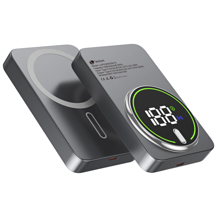 EAN 8436588883704 - Leotec LEPOWW20W10G batería externa Polímero de litio Cargador inalámbrico imagen 4