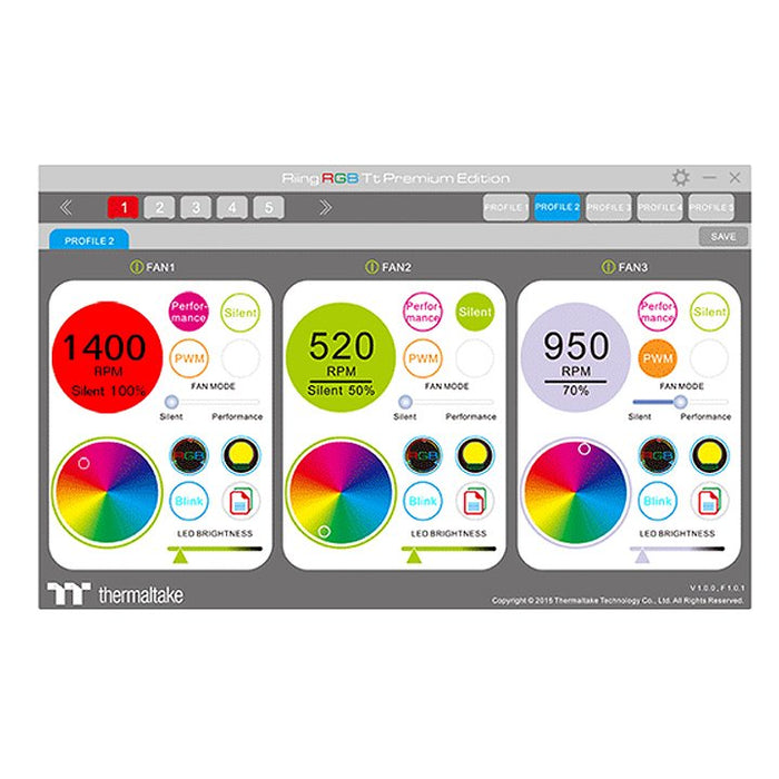 EAN 4717964405678 - Thermaltake CL-F051-PL14SW-A sistema de refrigeración para ordenador Carcasa del ordenador Ventilador 14  imagen 11