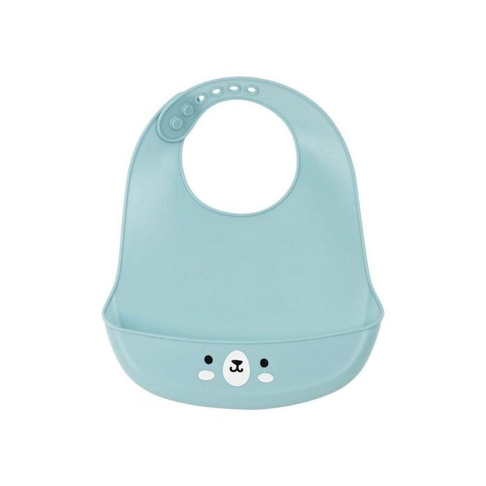 Safta Babero De Silicona "Bear" Blue