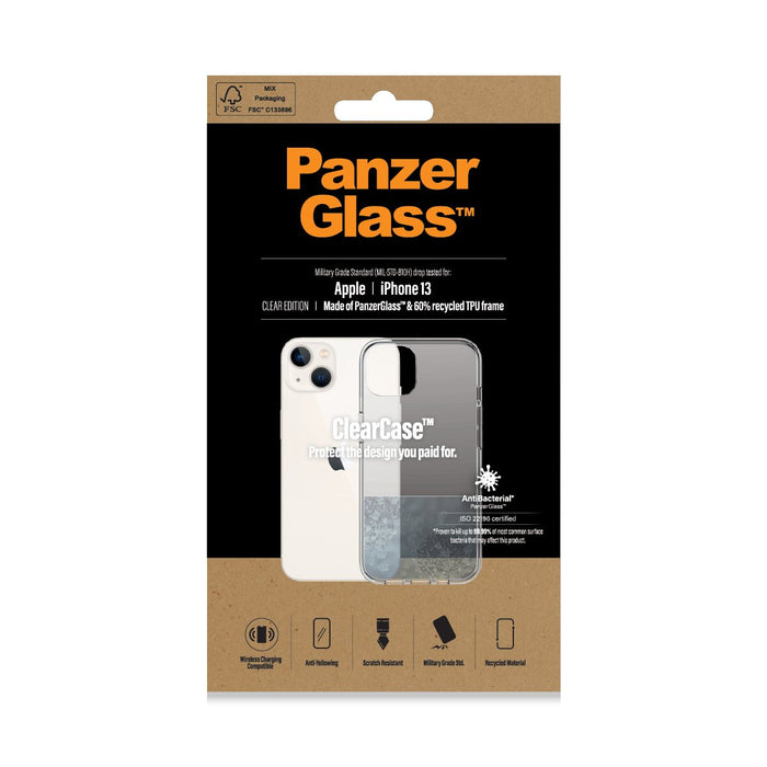 EAN 5711724003134 - PanzerGlass ® ClearCase iPhone 13 funda para teléfono móvil 15,5 cm (6.1") Transparente imagen 2