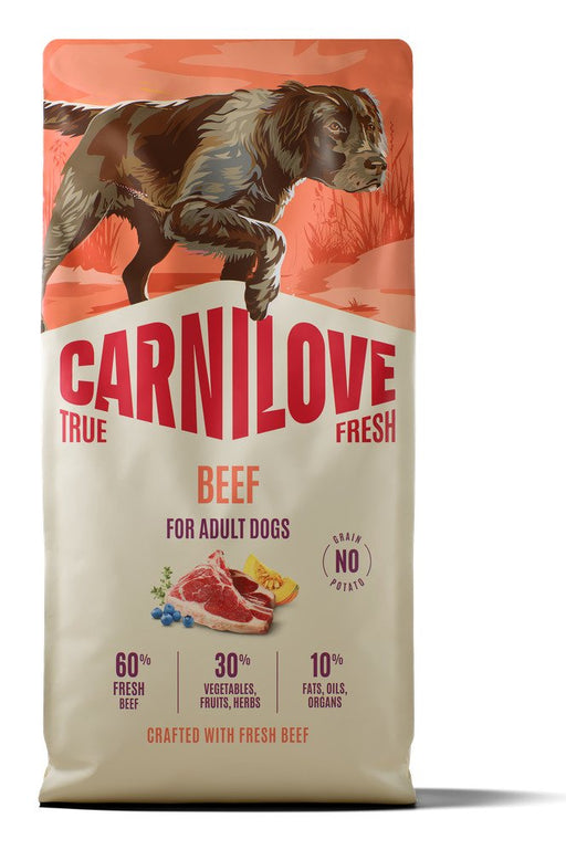 EAN 8595602581801 - CARNILOVE 100173726 comida seca para perros 12 kg Adulto Ternera imagen 1