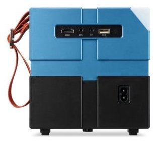 EAN 4711121768279 - Acer AOPEN QH12a Proyector de alcance estándar 135 lúmenes ANSI LED 720p (1280x720) Azul imagen 7