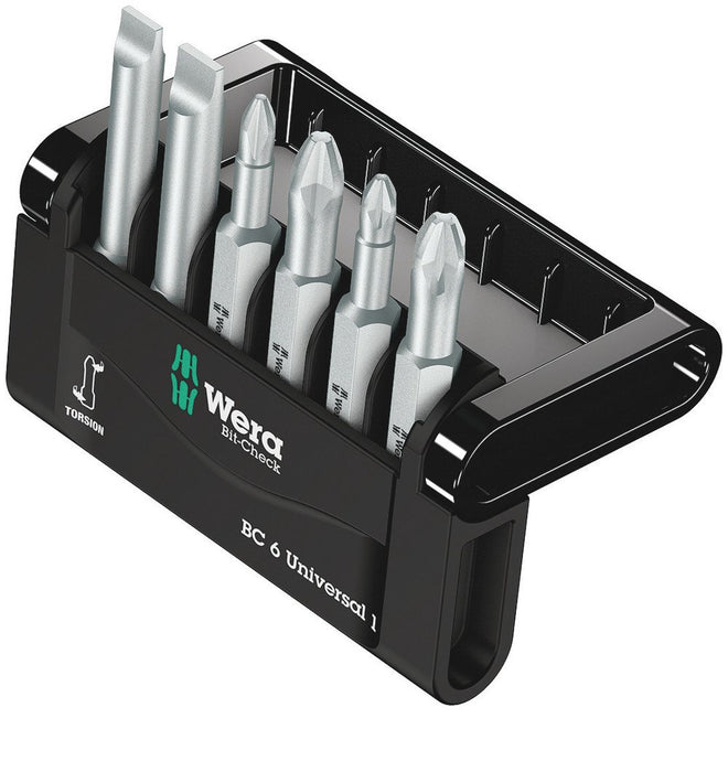 EAN 4013288156143 - Wera Bit-Check punta de destornillador 6 pieza(s) imagen 1