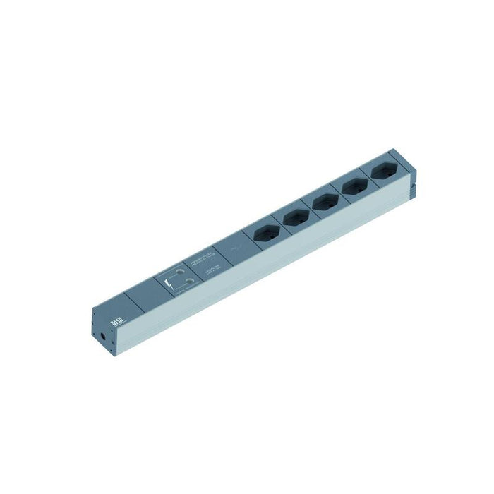 Bachmann 48,26cm 19zoll Steckdosenleiste Gvs 5xt13 Buchsen