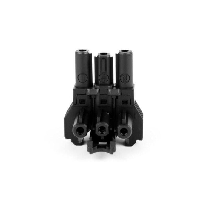Bachmann Bloque Distribuidor Wieland Gst18 1xin 2xout Con Befestigungsmglichkeit Negro