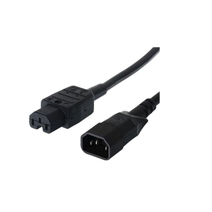 Bachmann Cable De Alimentación C14 Conector Macho/ C15 Conector Hembra 3m