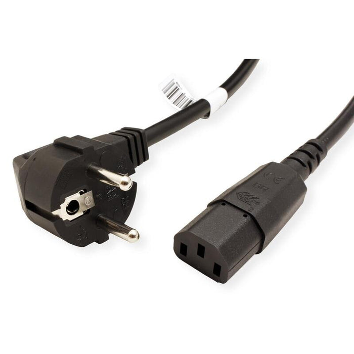 Bachmann Cable De Alimentación Recto Iec Conector Hembra Negro 1m