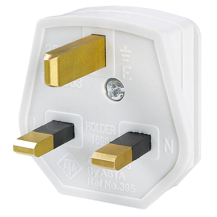Bachmann Clavija Schuko England Uk 13a 250v Blanco 13a Fuse