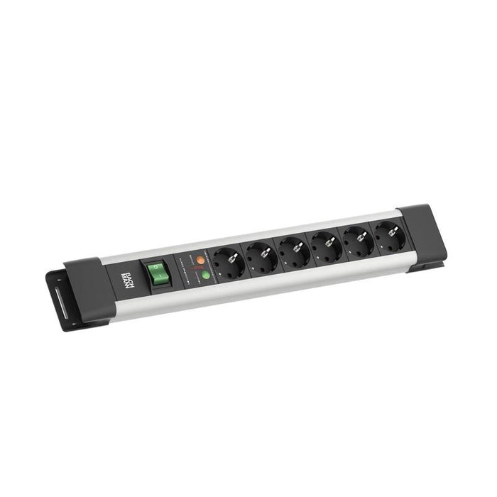 Bachmann Connectus 6xcee7 3, 1xspd 1xschalter 2,0m Cee7 7 Grau