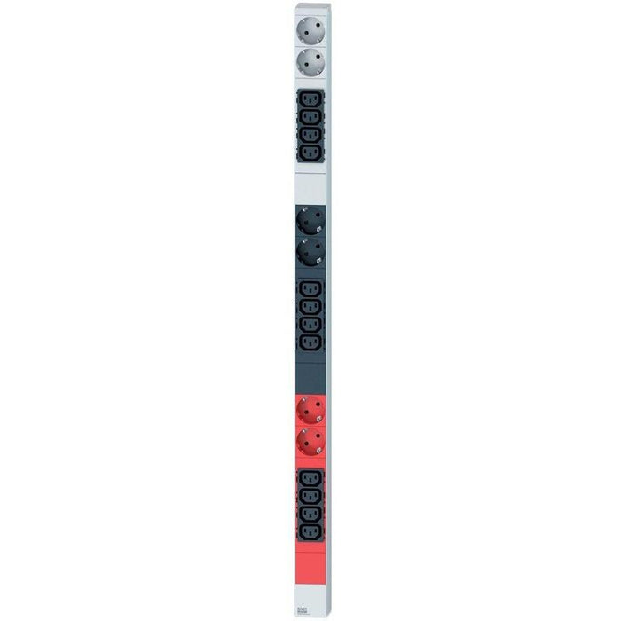 Bachmann It Pdu Alu 0he 12x C13 6x Schutzkontakt 3x 16a Cee Rot