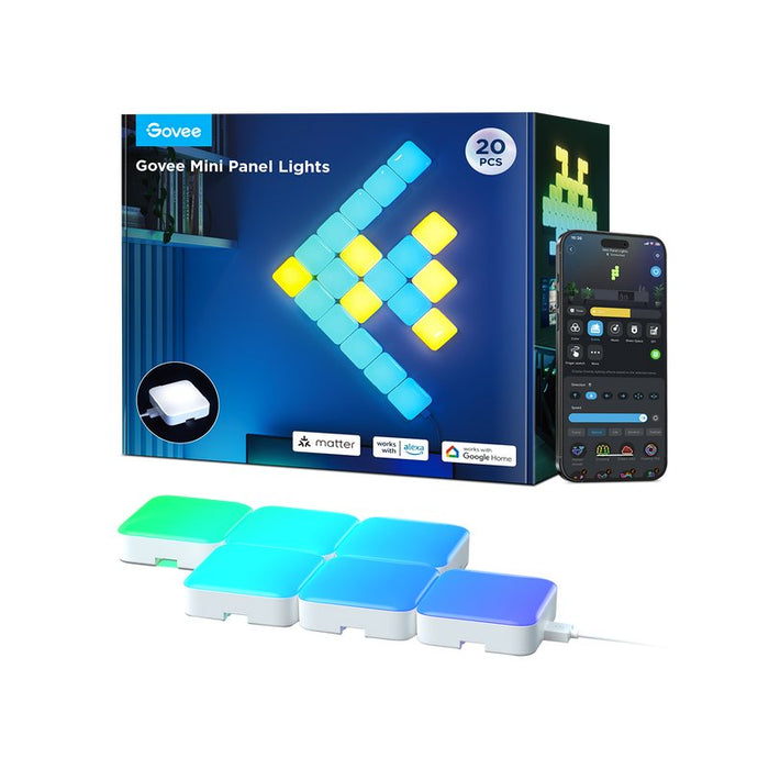 EAN 6974316995920 - Govee Mini Leuchtpaneele Panel inteligente Wi-Fi/Bluetooth imagen 3