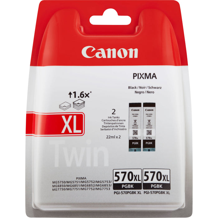 EAN 8714574631806 - Canon 0318C007 cartucho de tinta 2 pieza(s) Original Alto rendimiento (XL) Negro imagen 1