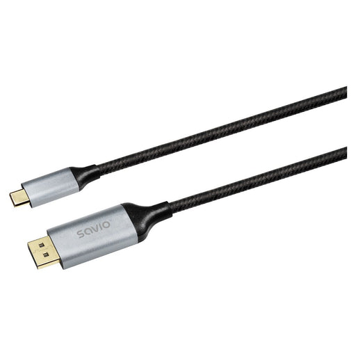 EAN 5902768707946 - Savio CL-208 cable USB USB 3.2 Gen 1 (3.1 Gen 1) 2 m USB C Negro, Gris imagen 2