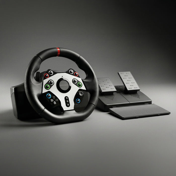 EAN 8435693115496 - Mars Gaming MWHRSXTWO mando y volante Negro USB Volante + Pedales Analógico Playstation 3, PlayStation 4, imagen 2