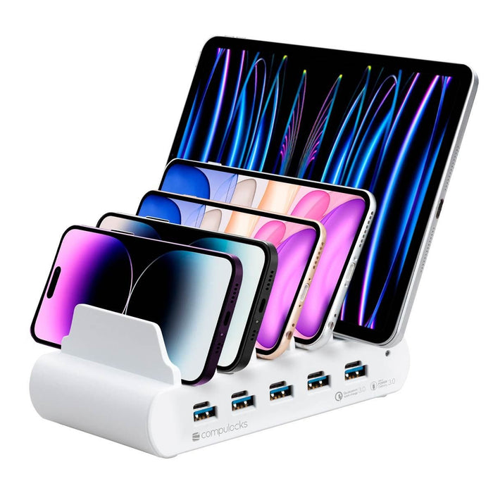 EAN 0819472025110 - Compulocks 5PUSBCDKS-UK estación dock para móvil Tableta/Smartphone Blanco imagen 4
