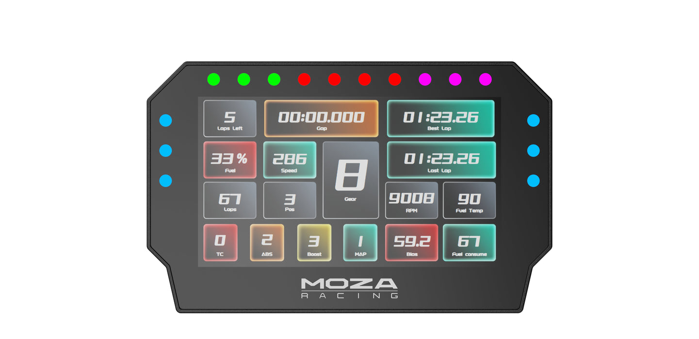 EAN 6973137270674 - Moza Racing RS072 mando y volante Negro Digital PC imagen 1