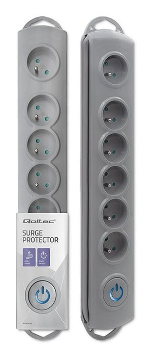 EAN 5901878501994 - Qoltec 50199 base múltiple 5 m 6 salidas AC Interior Gris imagen 1