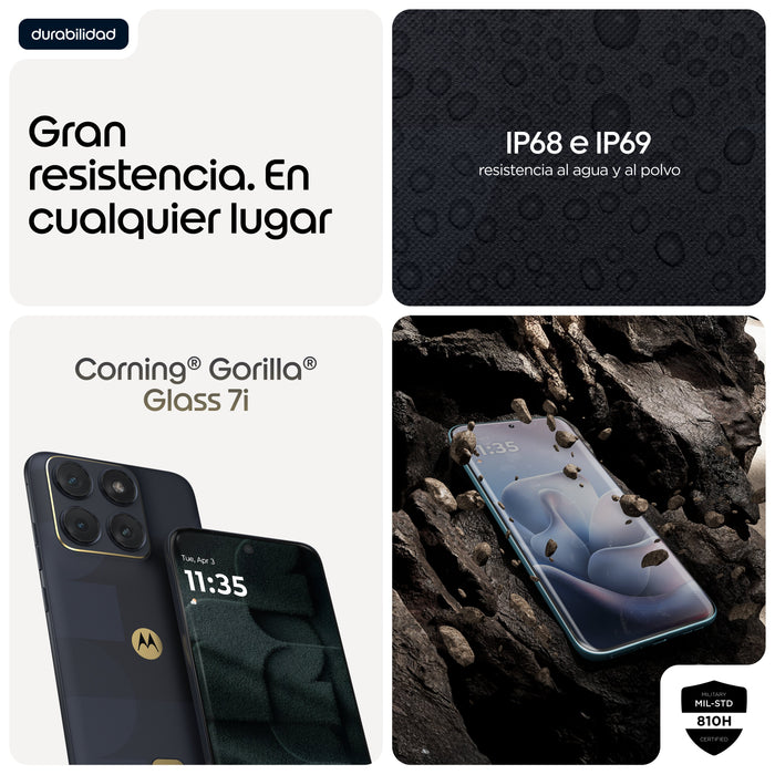 EAN 840493622019 - Motorola edge 70 fusion FIFA Edition 17,2 cm (6.78") SIM doble Android 16.0 5G USB Tipo C 8 GB 256 GB 5200 imagen 8