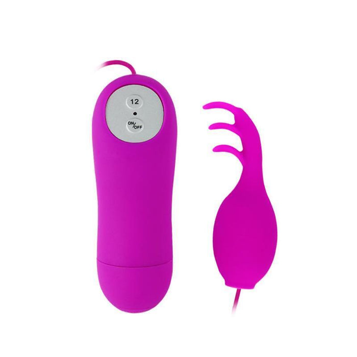 Baile - Estimulador De Clítoris Mariposa Love Eggs 12 Velocidades Lila Control Remoto