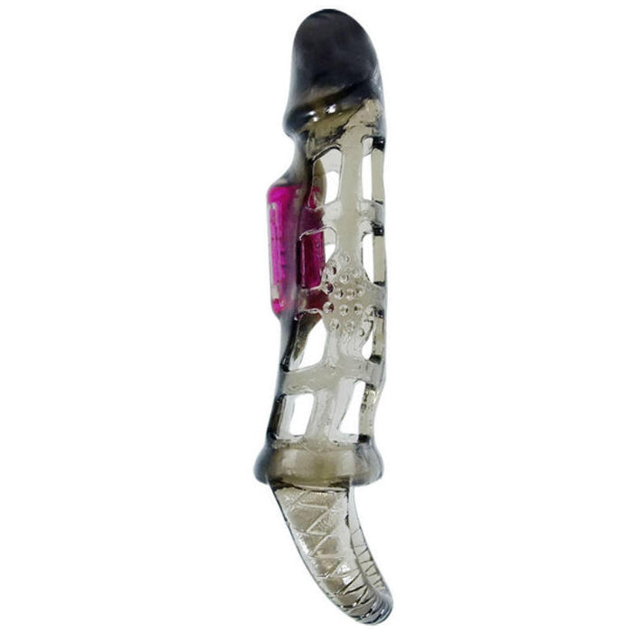 Baile Funda Extensora Pene Con Vibracion Y Strap 13.5 Cm