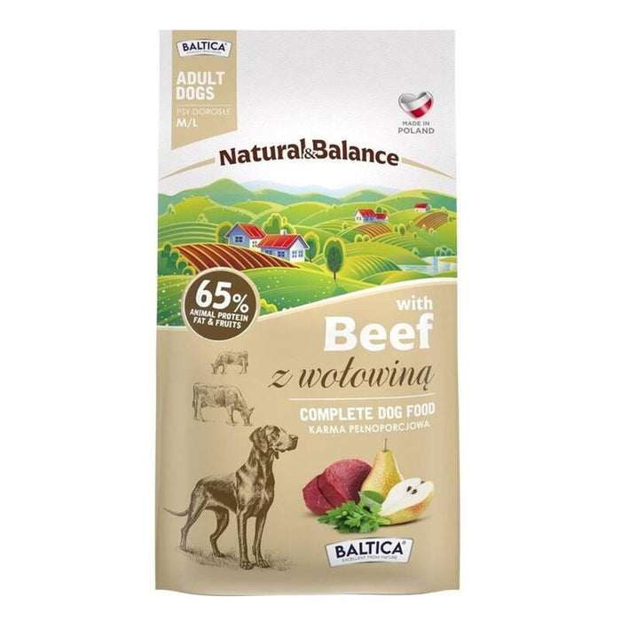 Baltica Natural&Balance Wolowina M/L 3kg