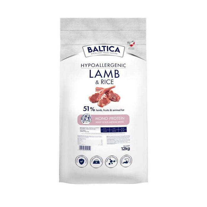Baltica Nutraceutic Hypoallergenic Lamb & Rice M  12kg