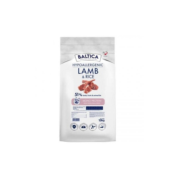 Baltica Nutraceutic Hypoallergenic Lamb & Rice Xs / S  12kg