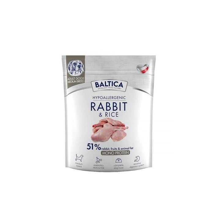 Baltica Nutraceutic Hypoallergenic Rabbit & Rice M 1kg