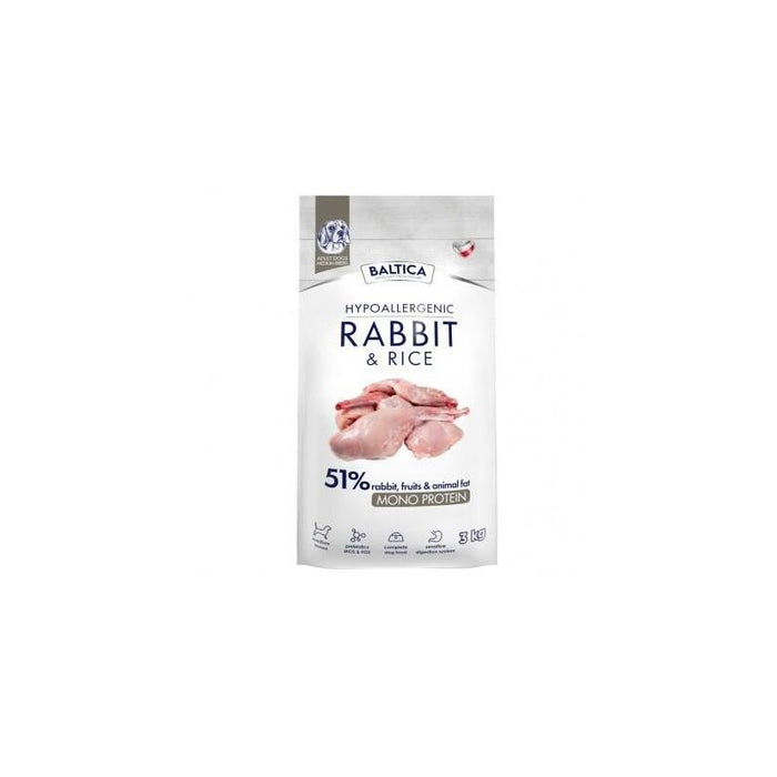 Baltica Nutraceutic Hypoallergenic Rabbit & Rice M 3kg