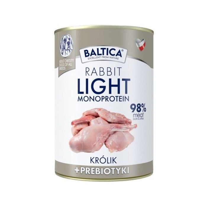Baltica Nutraceutic Rabbit Light 400g O Obnizonej Zawartosci Tluszczu 15% 400g