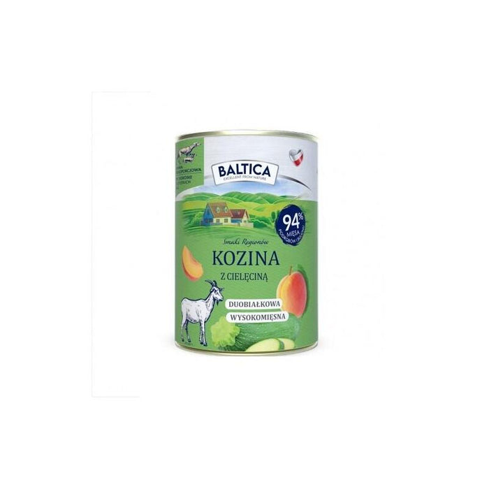Baltica Smaki Regionów Cabra Con Ternera - Comida Húmeda Para Perros - 400 G