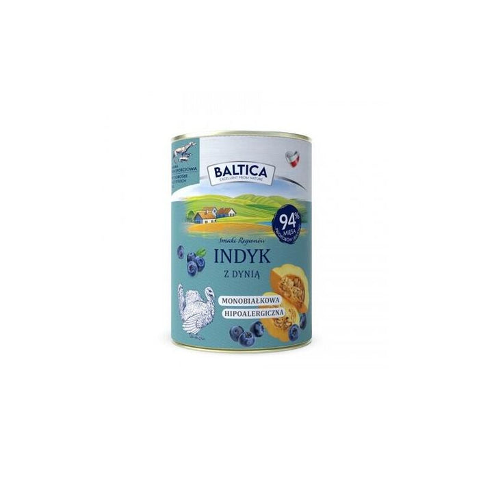 Baltica Smaki Regionów Pavo Con Calabaza - Comida Húmeda Para Perros - 400 G