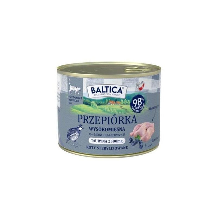 Baltica Smaki Regionów Quail - Comida Húmeda Para Gatos - 185g